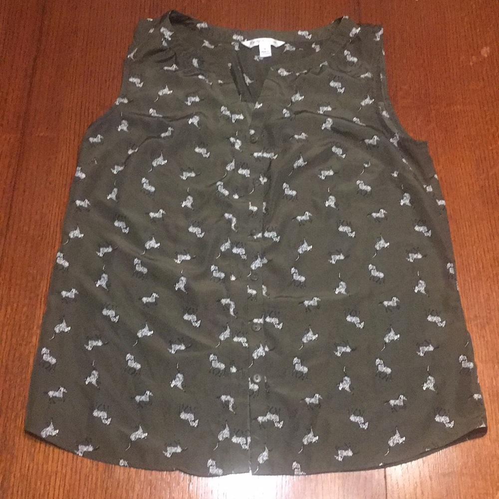 Croft&Barrow Zebra Shirt